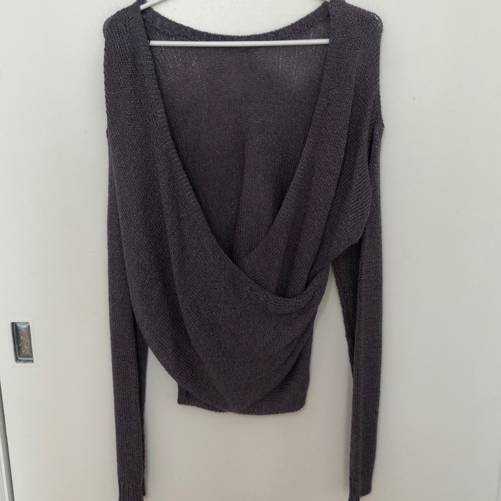 Open Back Knit Sweater - Picture 2 of 3